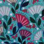 Preview: Canvas Garden Stories by Emjo Design Blumen auf Türkis von Swafing